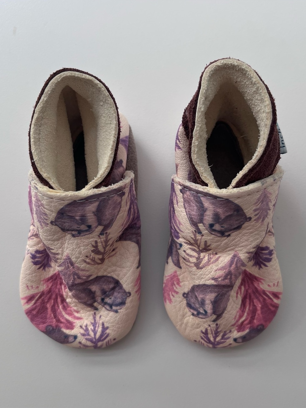 2/$10 INCH BLUE Baby girl shoes 0-6m